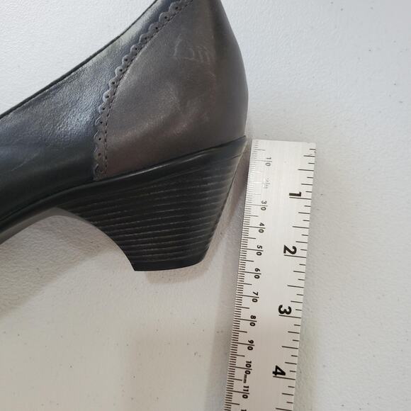 Dansko Shoes Whimsigoth Witch 38 7 Black Leather Lace Up Oxford Comfort Pumps - Picture 7 of 7